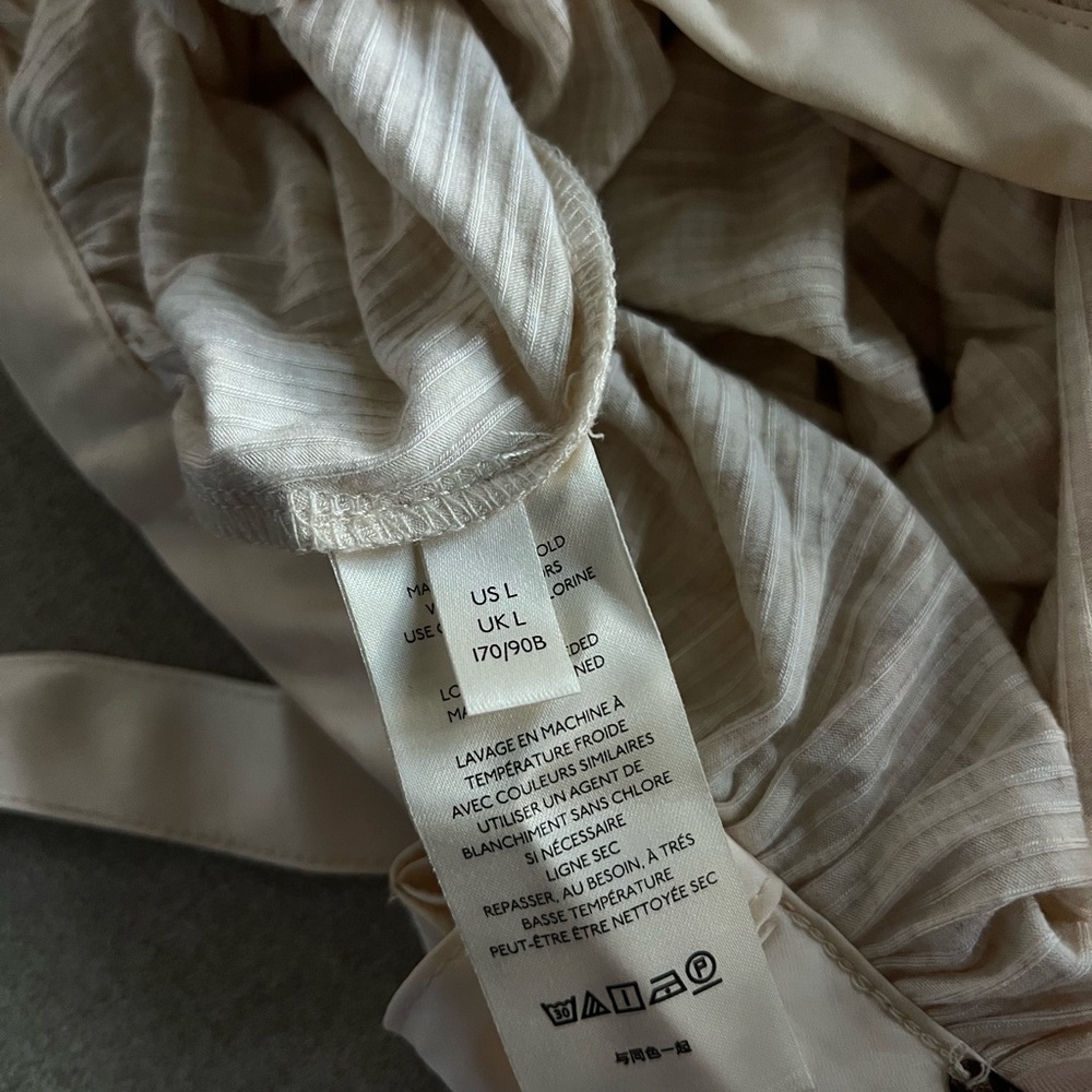 Free People Cream Wide-Leg Suspender Jumpsuit - Picture 11 of 13